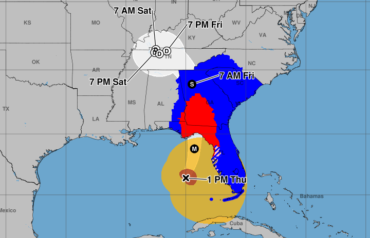 Hurricane Helene reaches Category 3 status before hitting Big Bend ...