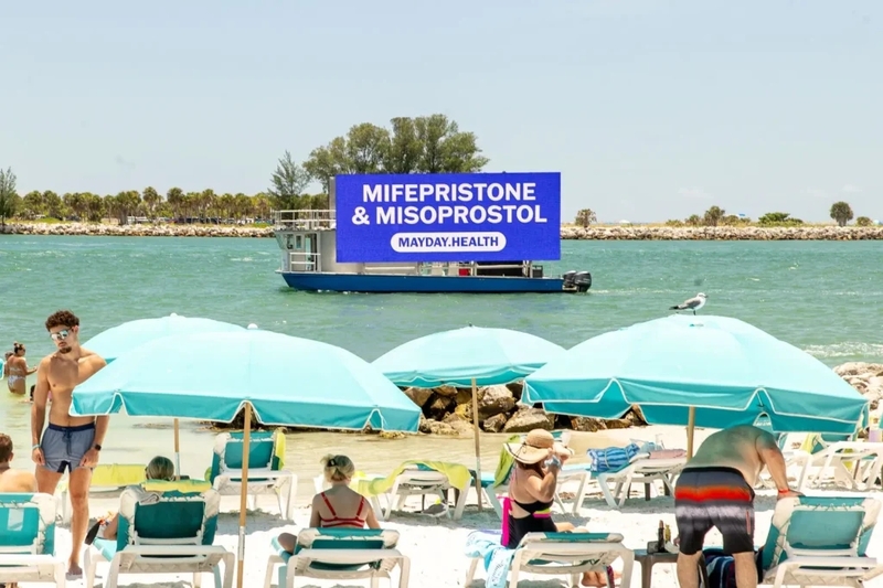 Ad campaign touting availability of abortion pills taking place this month along Pinellas beaches