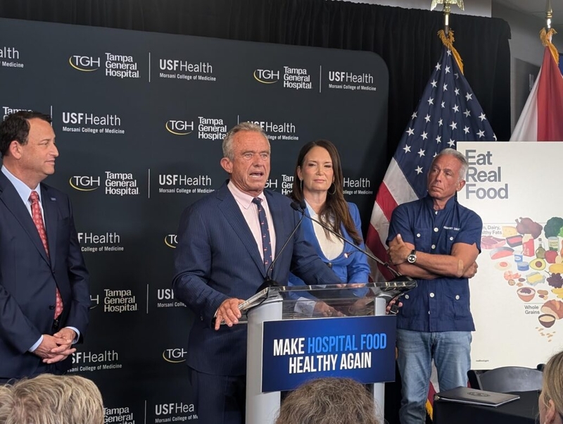 RFK Jr. comes to Tampa to roll out ‘Make Hospital Food Healthier’ pledge