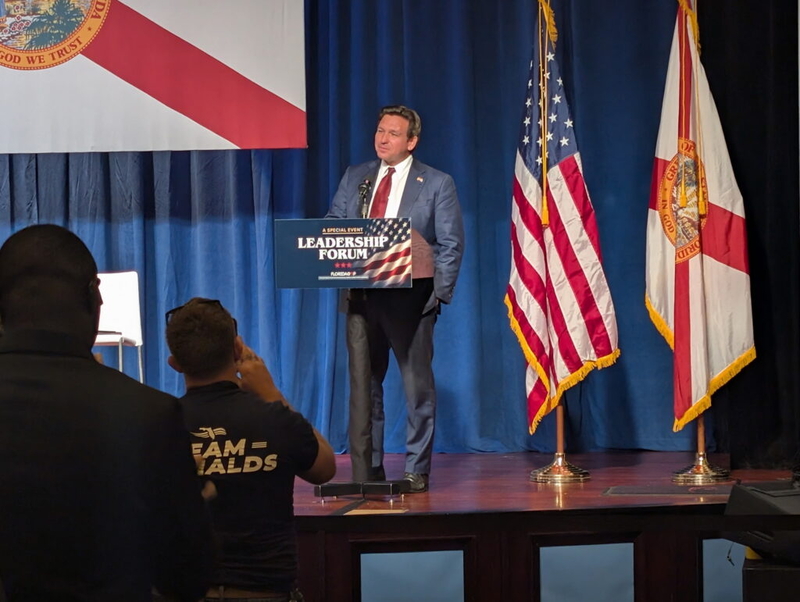 DeSantis takes victory lap with Donalds and presses him to continue his policies