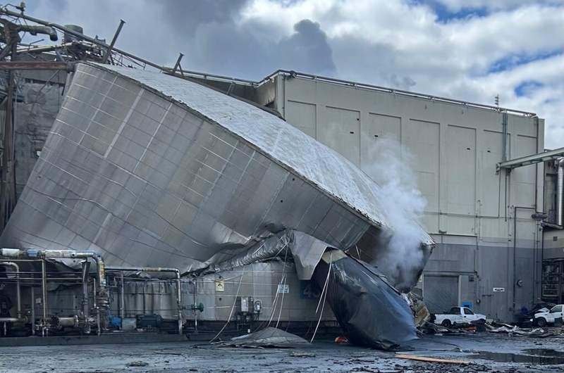 State agencies respond to chemical tank implosion in southwest WA