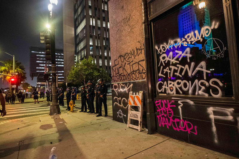 What it’s like to be in downtown LA as protests continue: ‘We’ve never seen it like this’