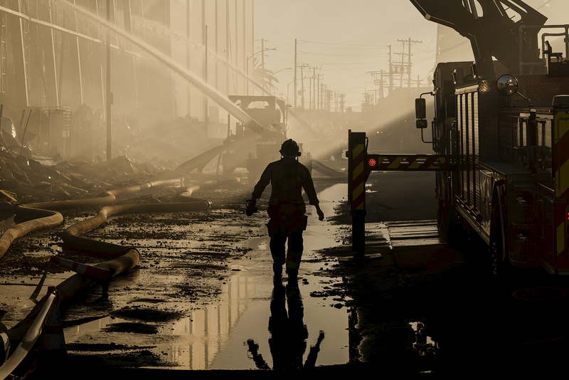 An explosion scare, then a warehouse fire: Californians want answers about hazardous chemicals