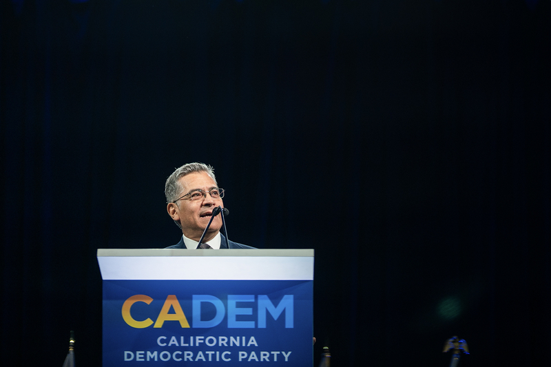 Xavier Becerra gets to play it safe in the race for governor, and he isn’t making promises