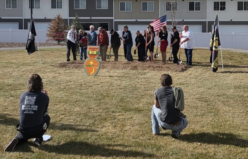 Groundbreaking marks major milestone for Utah Agent Orange Memorial