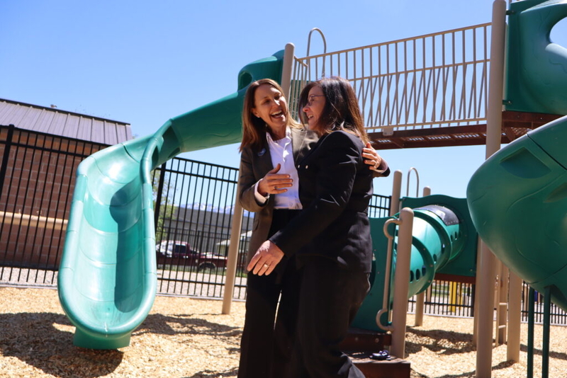 Kids staying at this family homeless shelter facility now have a place to play