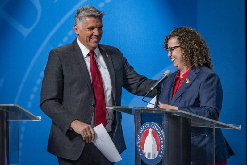 Maloy, Lyman talk ICE, data centers in debate for Utah’s new 3rd Congressional District