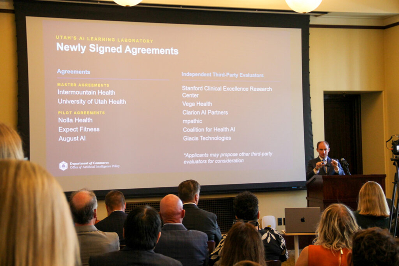 AI may soon be in more healthcare processes in Utah under new state agreements