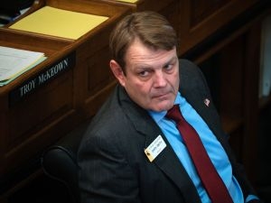 Darin Smith served as a state senator for one year in 2025 before taking the job as Wyoming's U.S. Attorney. (Mike Vanata/WyoFile)