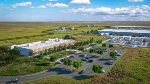 A rendering of Meta’s AI data center that is currently under construction in Cheyenne. (Meta)