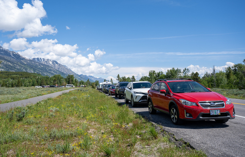 With 700 daily visitors, Taggart Lake trailhead in Grand Teton National Park is in line for expansion
