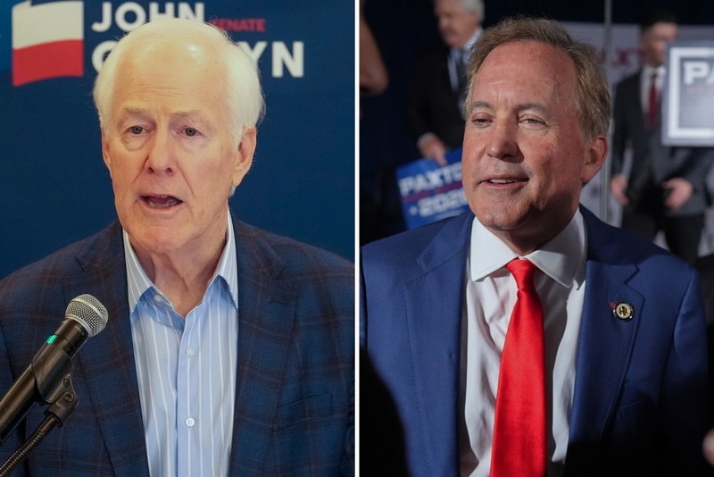 With Trump endorsement looming, Cornyn and Paxton prepare for “knife fight” in Senate runoff