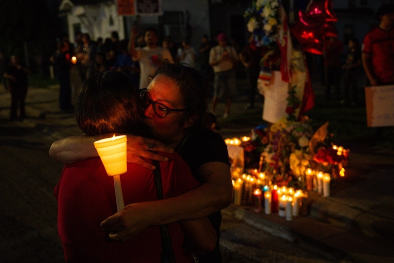 Crowd demands justice at vigil for Houston man killed in ICE shooting