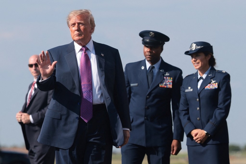 Trump visits Texas to fundraise for Ken Paxton’s Senate bid