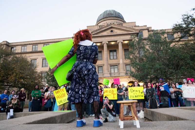 Texas A&amp;M drag ban cases before federal judges after conflicting rulings