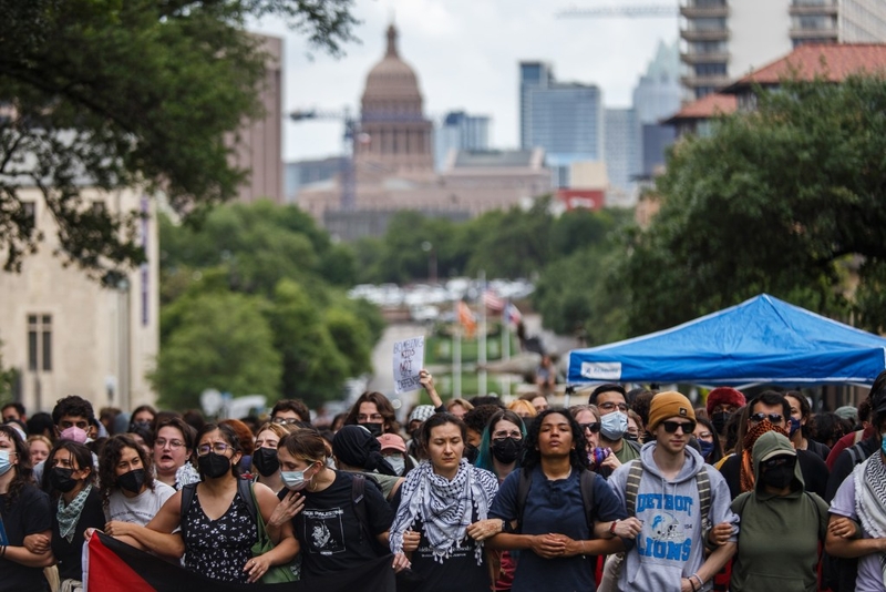 Texas college campus protest law faces First Amendment challenge