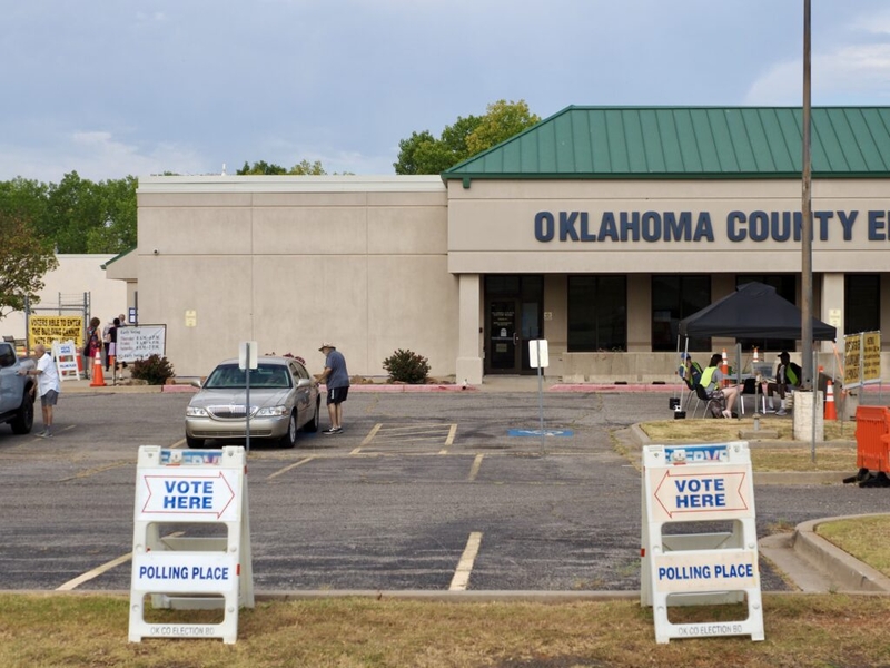 Oklahomans head to the polls for first day of early voting in primary runoff