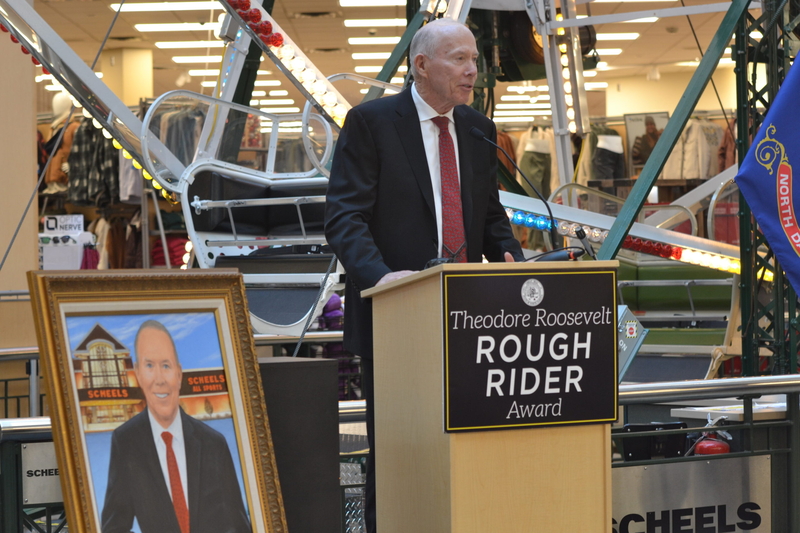 Scheel recognized for joy, vision, success through North Dakota Rough Rider Award