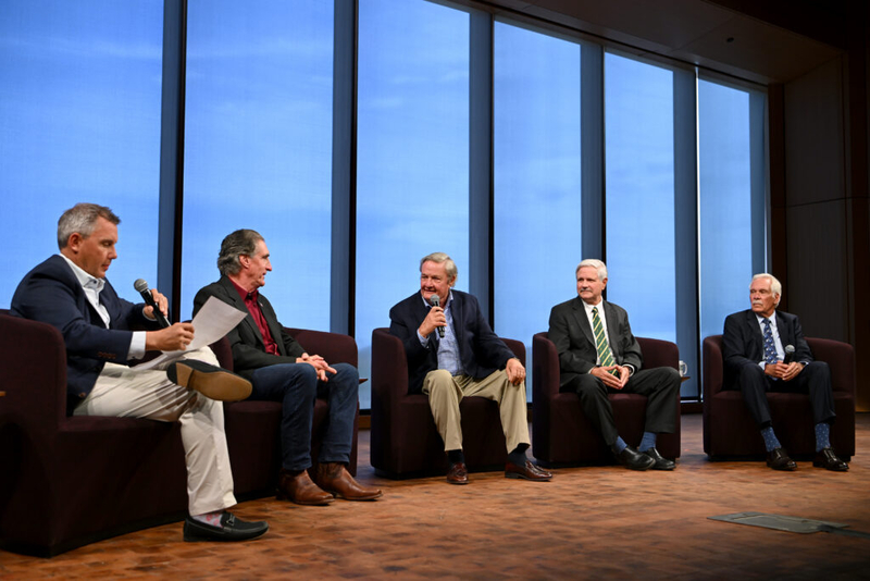 All living North Dakota governors, past and present, gather in Medora for presidential library