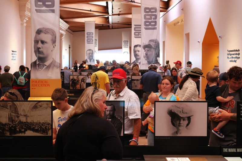 Theodore Roosevelt library opening recalls past, calls for civic engagement