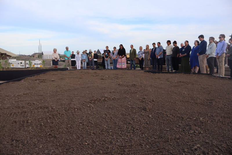 New garden symbolizes work that remains to build relationship between tribes, Roosevelt library