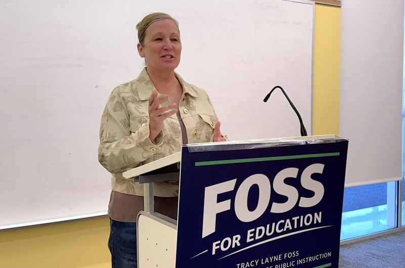 Superintendent candidate Foss supports teacher bonuses as temporary fix, not long-term solution