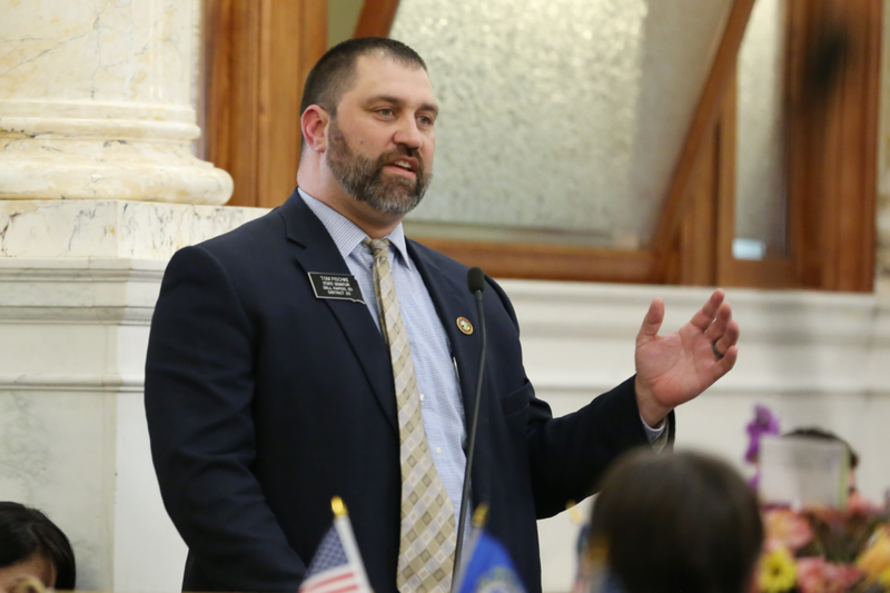 South Dakota state senator facing election-related criminal charges ends his reelection campaign