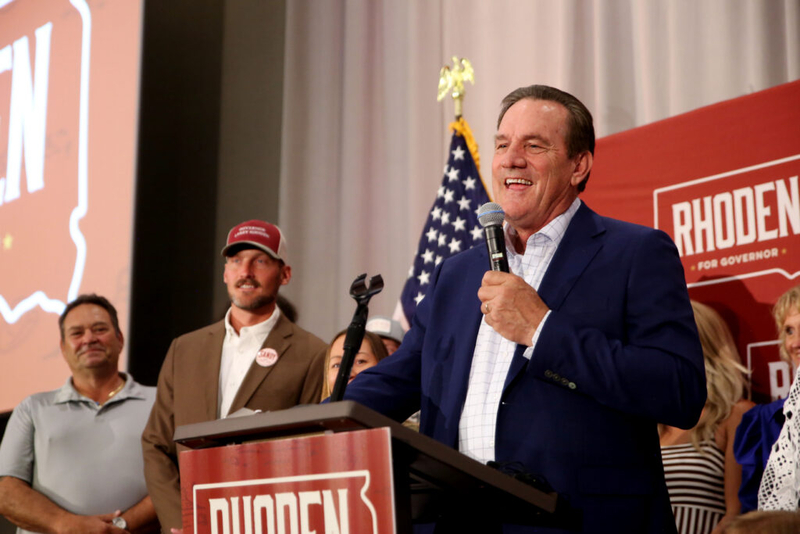 South Dakota governor wins Republican nomination to seek his own term after succeeding Noem