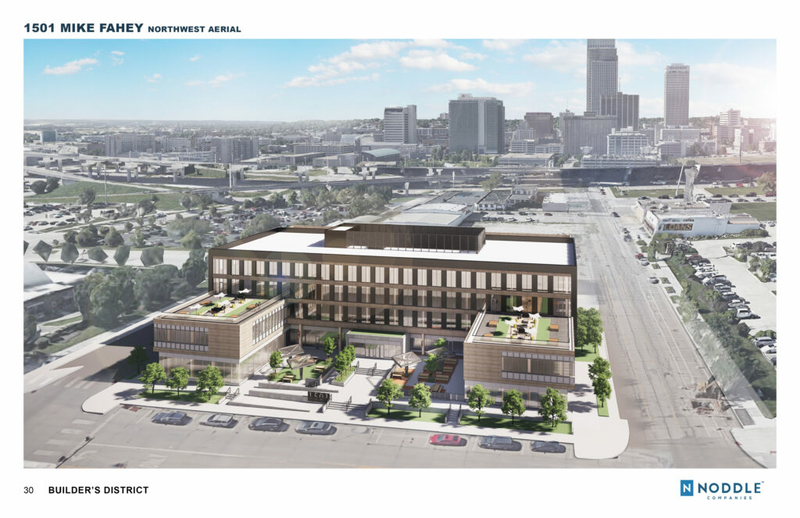 $57 million office and retail structure on deck for north downtown Omahaâs Builderâs District