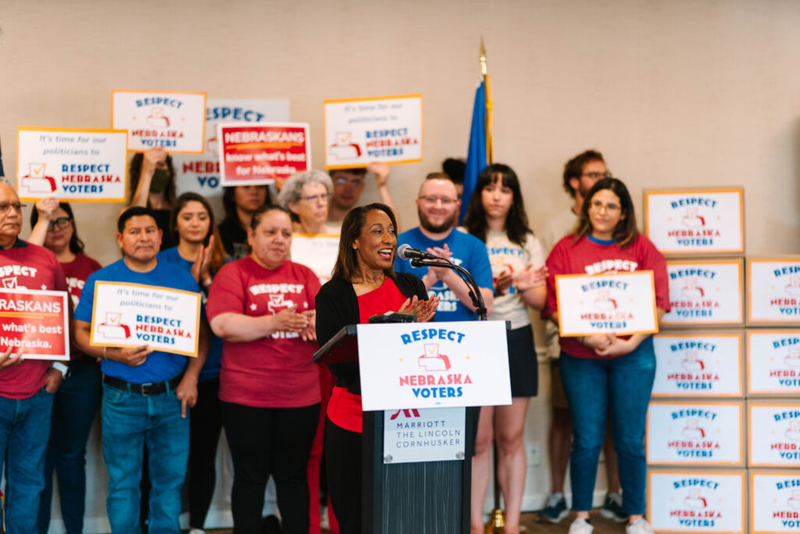 Signatures turned in for measure to restrict Nebraska lawmakers’ ability to change voter-passed laws