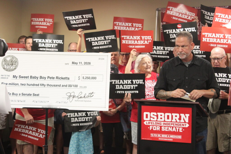 Nebraska nonpartisan US Senate candidate Dan Osborn qualifies for November ballot