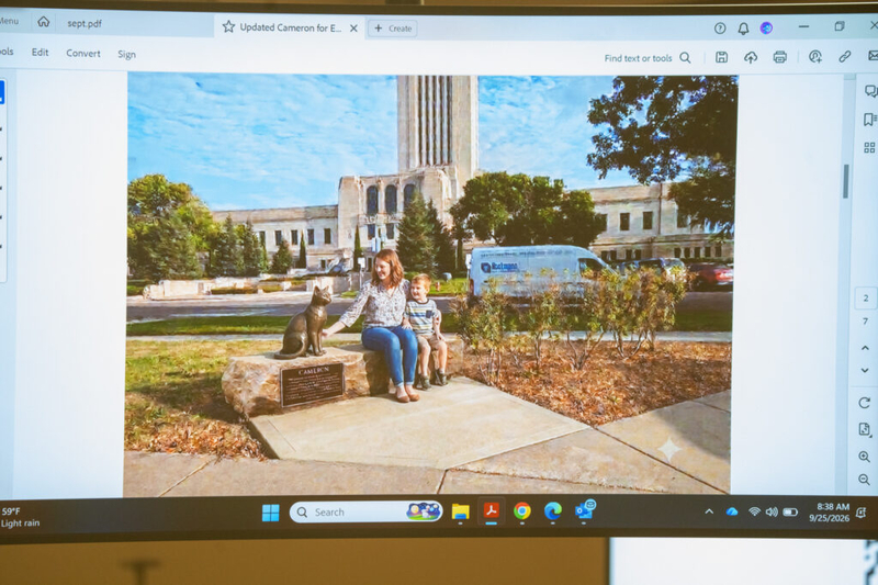 Commission open to sculpture idea for Cameron, Nebraska’s ‘Capitol Cat’