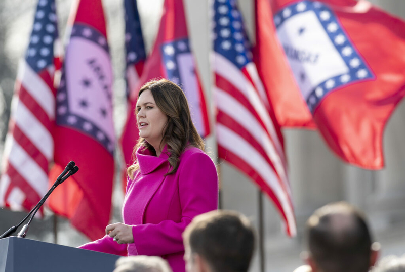 Sarah Huckabee Sanders sworn in as Arkansas’ 47th governor