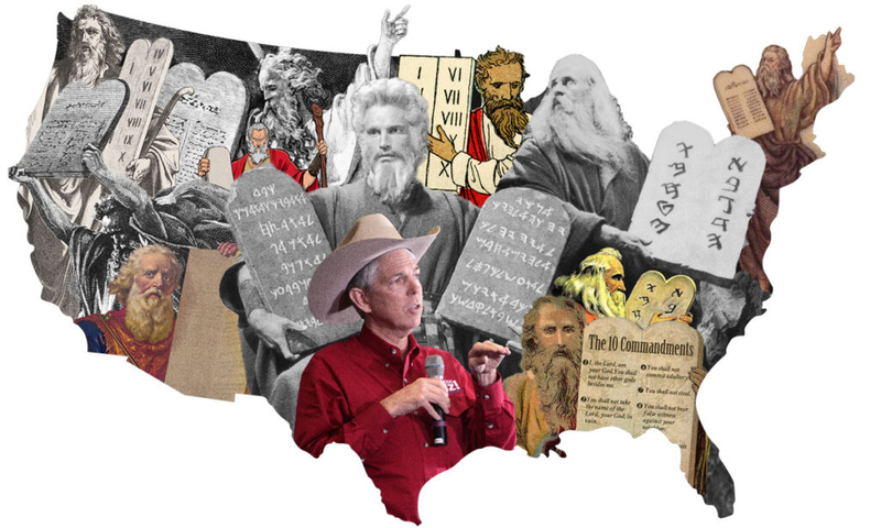 28 bills, Ten Commandments and 1 source: A Christian Right ‘bill mill’