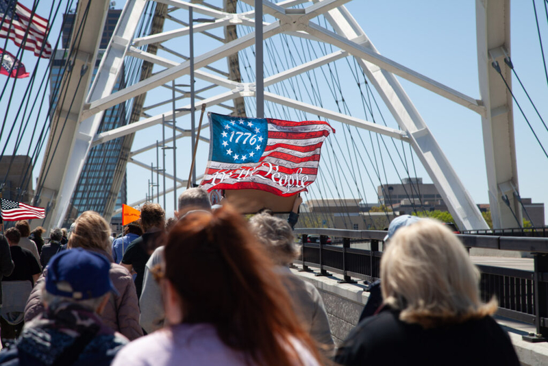“No Kings” events held throughout Arkansas protesting Trump administration