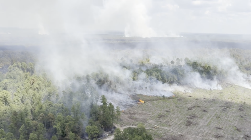 Arkansas authorities battling wildfire near Camden industrial park