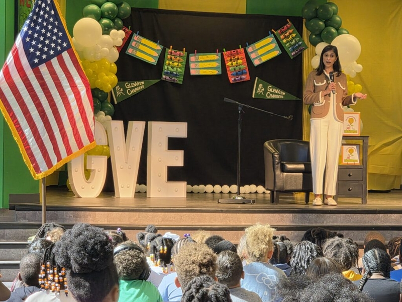 Second lady Usha Vance visits Arkansas to promote childhood literacy efforts