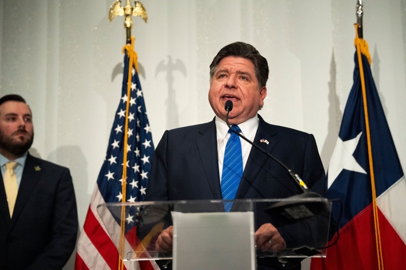 Illinois governor’s race shifts to Texas