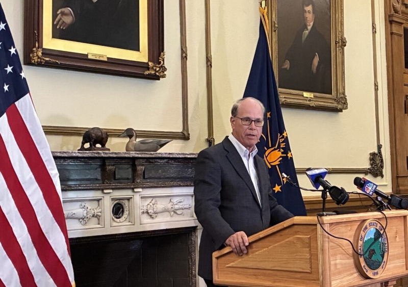 Braun extends suspension of Indiana’s gas taxes for another month