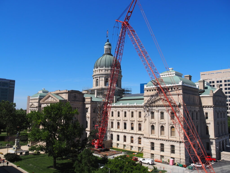 Indiana Statehouse dome project sees delay, higher budget