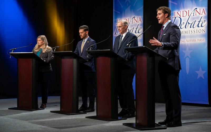 Sharp divides in Indiana secretary of state debate over noncitizen vote, spending audit