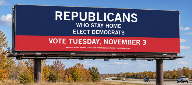 Indiana GOP pushing for Republicans to vote — and not stray from the party