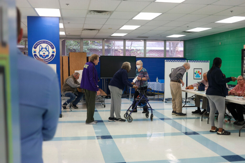 Voters, poll workers say they turn out for ‘what makes America great’