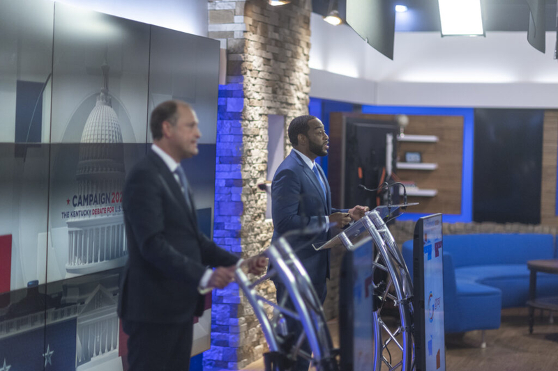 Iran, gas, AI: Barr and Booker spar in the only TV debate for Kentucky Senate this year