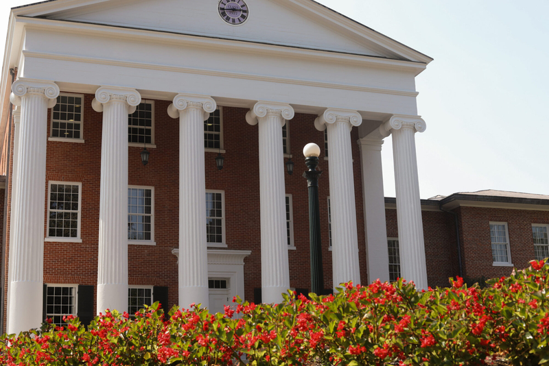The Lyceum Building on University of Mississippi's campus in Oxford. Credit: Molly Minta/Mississippi Today