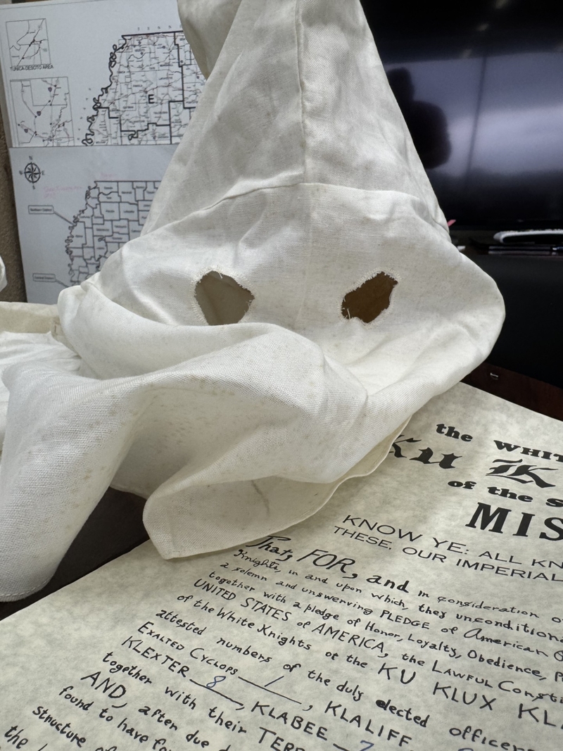 KKK cache is available to the public at Archives and History