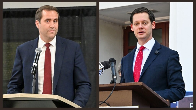 Phillip Ensler, John Wahl meet in lieutenant governor debate