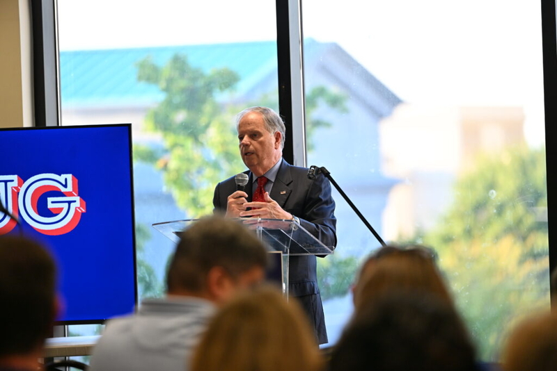 Doug Jones tells Montgomery town hall he wants to ‘phase out the CHOOSE Act’
