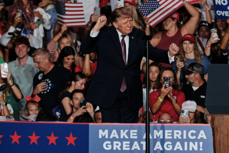 Donald Trump tells Mobile rally to ‘pretend I’m on the ballot’