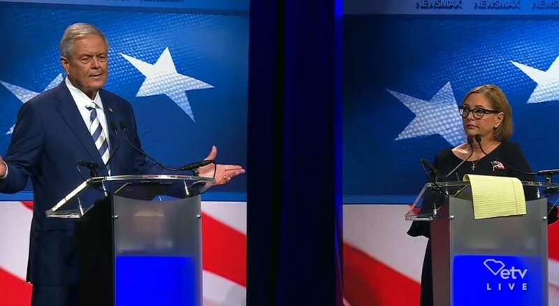Debate between the 2 US Senate candidates highlights their differing backgrounds